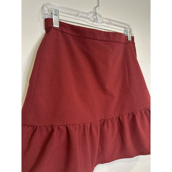 J.Crew Mercantile Womens Sz 6 lined flounced mini skirt Trendy Y2K - Picture 4 of 10